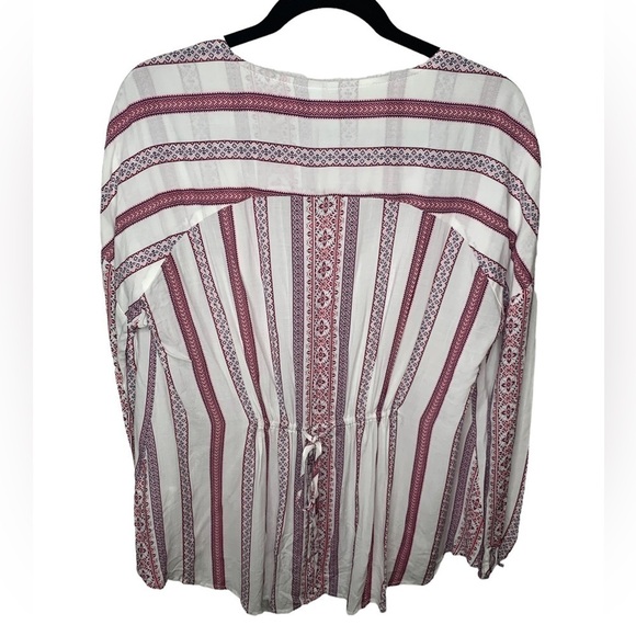 NWT Katherine Barclay Long Sleeve Boho Flowy Top Size Small - Picture 10 of 11